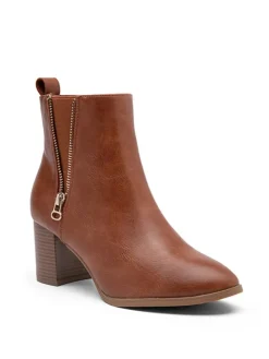 Stiefeletten in Hellbraun