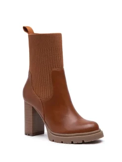 Stiefeletten in Hellbraun