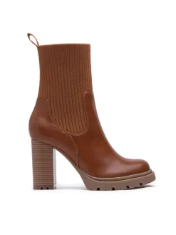 Stiefeletten in Hellbraun