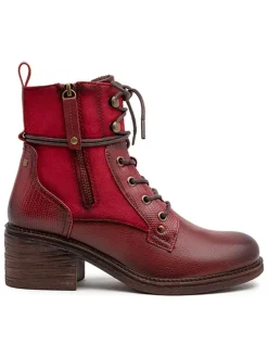 Stiefeletten in Rot
