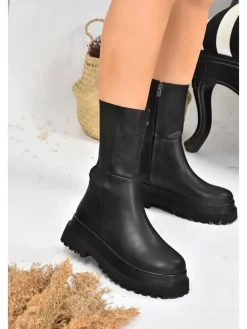 Stiefeletten in Schwarz