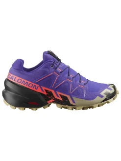 Trailrunningschuhe "Speedcross 6" in Lila/ Orange/ Khaki