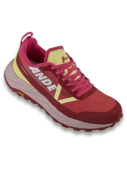 Trekkingschuhe "Thunder" in Rot/ Gelb/ Pink