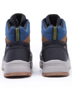Wanderboots in Dunkelblau/ Hellbraun