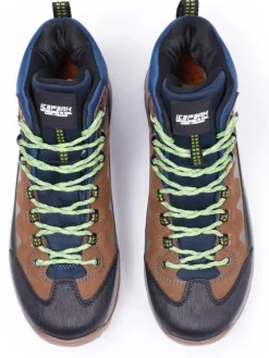 Wanderboots in Dunkelblau/ Hellbraun