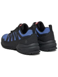 Wanderschuhe in Schwarz/ Blau