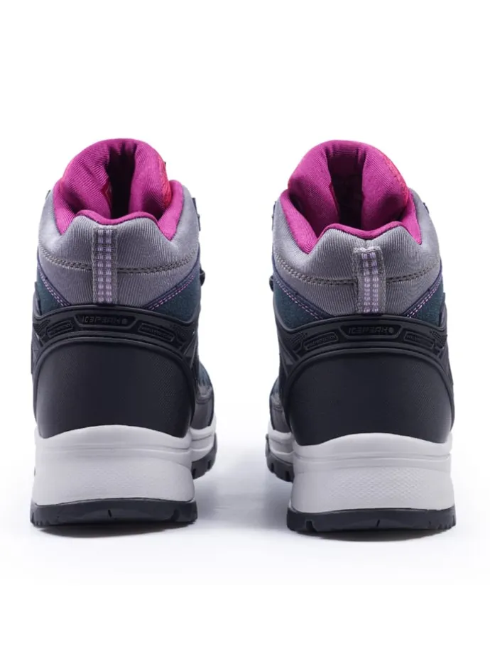 Wanderschuhe "Wynne" in Schwarz/ Dunkelblau/ Pink