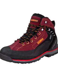 Wanderstiefel Gummikappe in Rot