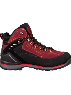 Wanderstiefel Gummikappe in Rot