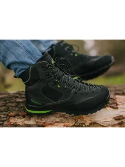 Wanderstiefel Gummikappe in Grün