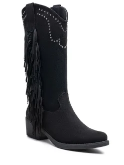 Westernstiefel in Schwarz