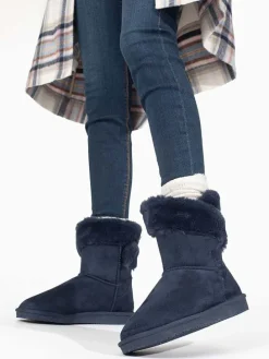 Winterboots "Barbara" in Dunkelblau