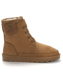 Winterboots "Imaan" in Hellbraun