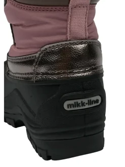 Winterboots in Beere/ Schwarz