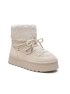 Winterboots in Beige