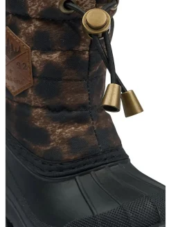 Winterboots in Braun/ Schwarz