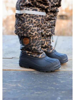 Winterboots in Braun/ Schwarz