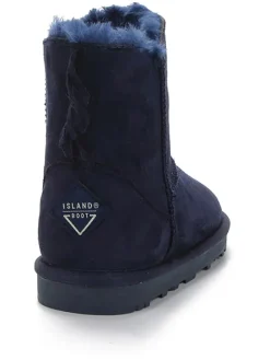 Winterboots in Dunkelblau