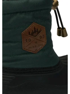 Winterboots in Dunkelgrün