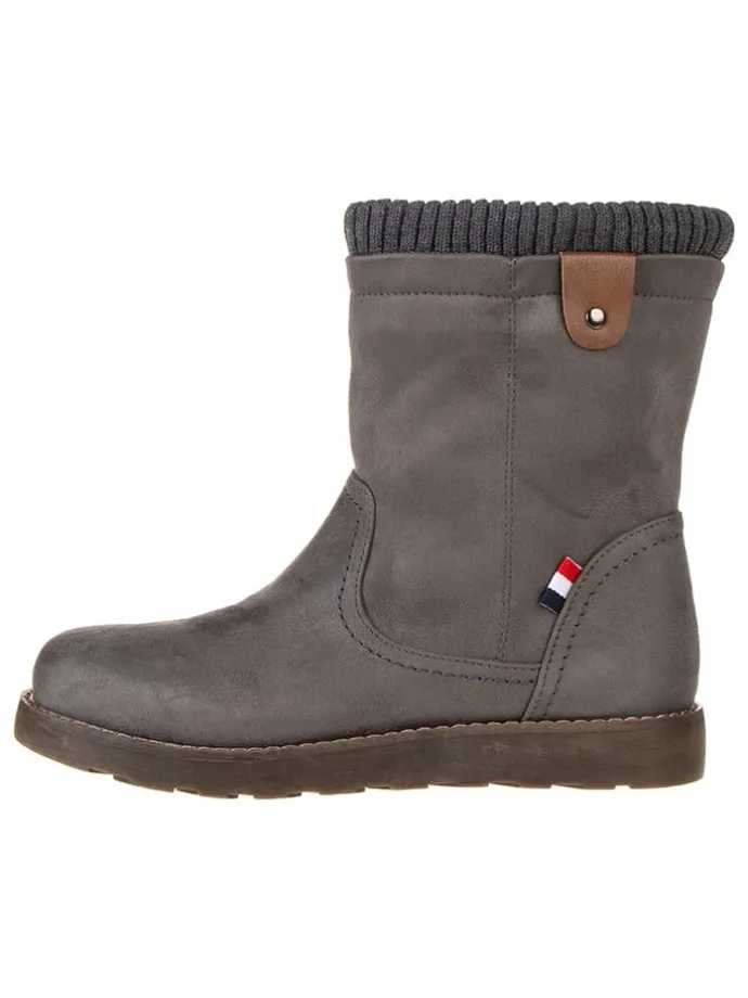 Winterboots in Grau
