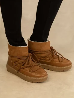 Winterboots in Hellbraun