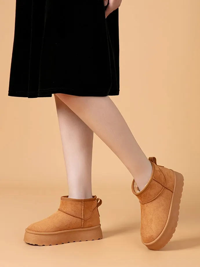 Winterboots in Hellbraun