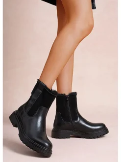 Winterboots in Schwarz