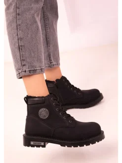 Winterboots in Schwarz