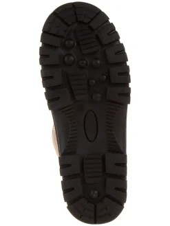 Winterboots in Schwarz/ Beige