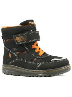 Winterboots in Schwarz/ Orange