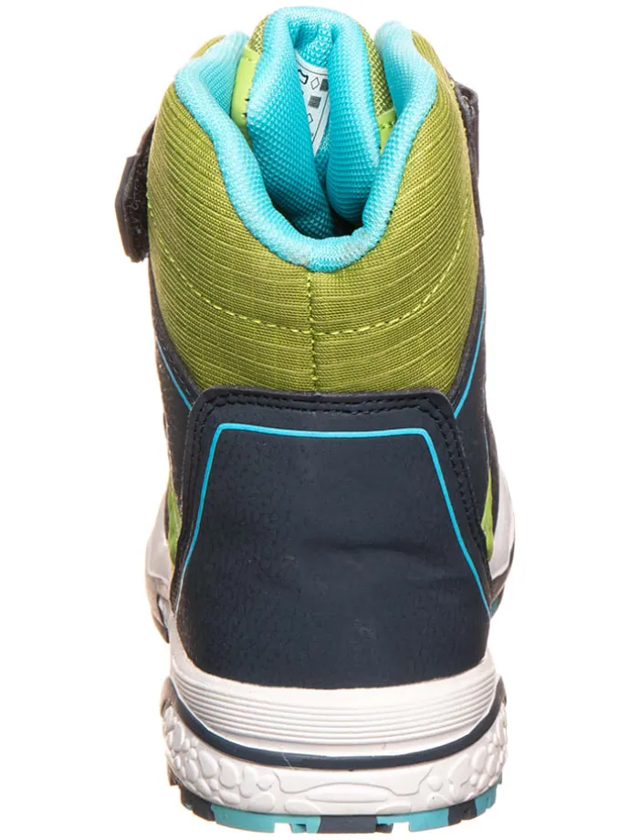 Winterboots "Lando" in Grün/ Blau