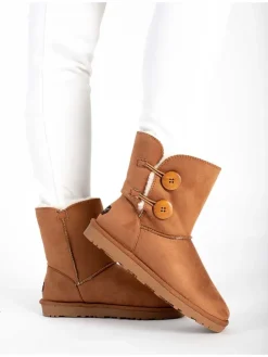 Winterboots "Lola" in Hellbraun