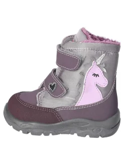 Winterboots "Nane-S" in Grau/ Pflaume