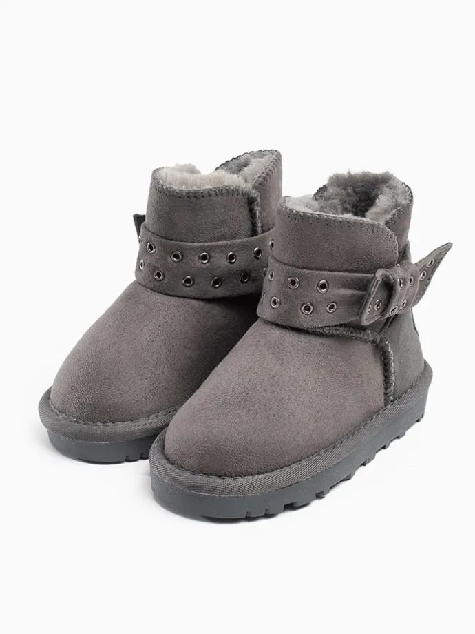 Winterboots "Picoli" in Hellgrau