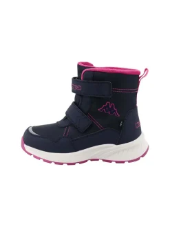 Winterboots "Ruth" in Dunkelblau/Pink