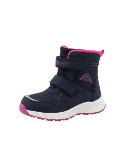 Winterboots "Ruth" in Dunkelblau/Pink