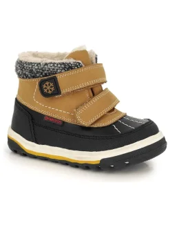 Winterboots "Thais" in Hellbraun/ Schwarz