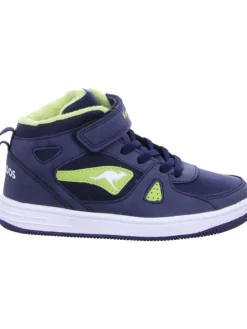 Winterschuhe in dark navy/lime