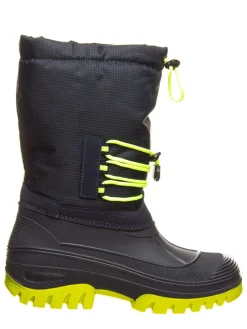 Winterstiefel "Ahto" in Dunkelblau/ Gelb