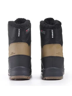 Winterstiefel "Alofi" in Schwarz/ Hellbraun