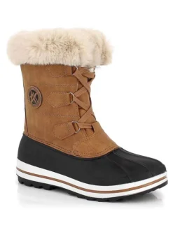 Winterstiefel "Elisa" in Hellbraun