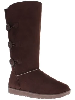 Winterstiefel "Flocon" in Dunkelbraun