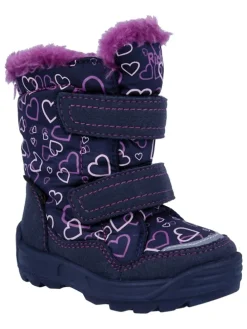 Winterstiefel "Freestyle" in Dunkelblau/ Lila