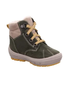 Winterstiefel GROOVY in Grün/Beige
