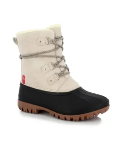 Winterstiefel "Hortence" in Creme/ Schwarz