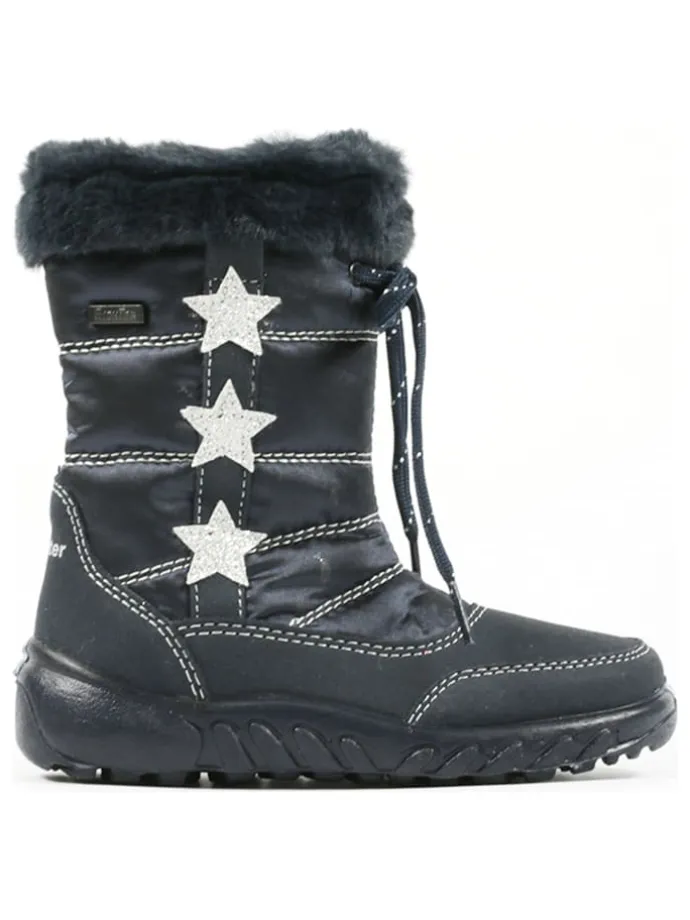 Winterstiefel in Dunkelblau