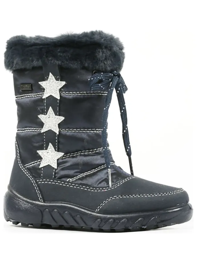 Winterstiefel in Dunkelblau