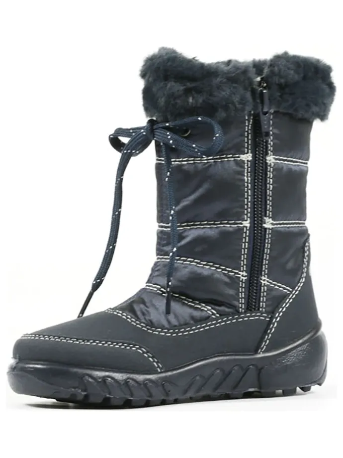 Winterstiefel in Dunkelblau