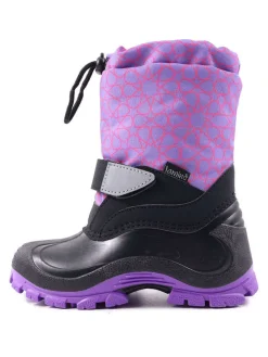 Winterstiefel in Lila