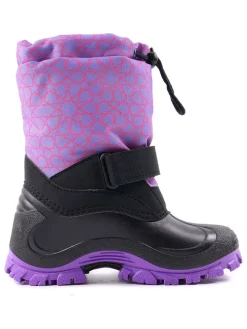 Winterstiefel in Lila